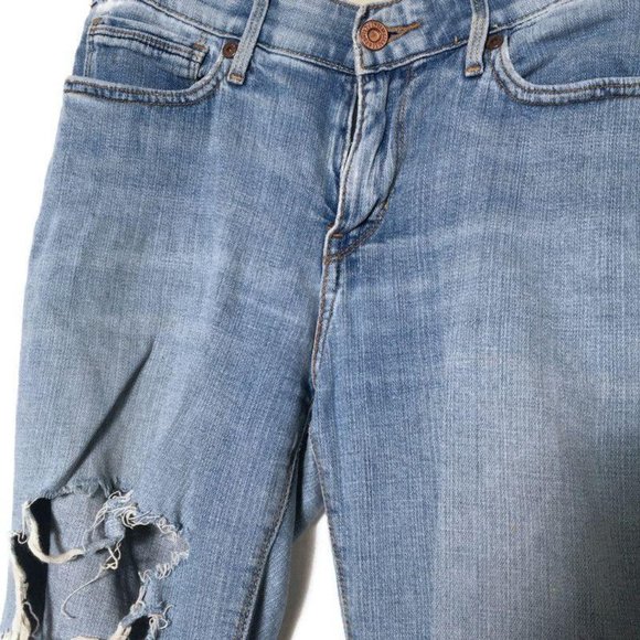 Levi’s Boho Destroyed Jeans Embroidered 4M Light - Picture 7 of 10